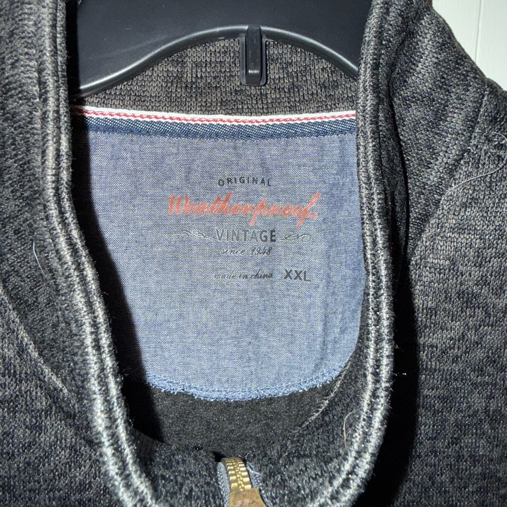 Original Weatherproof Vintage Gray Jacket Vest 2x. NWT - Picture 2 of 2